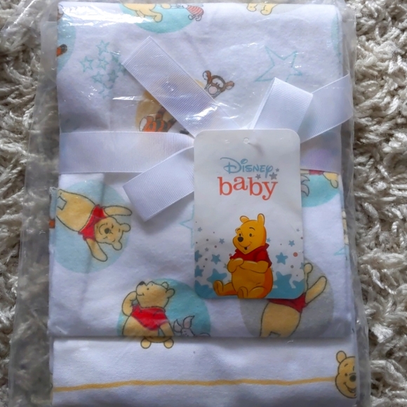 Winnie the Pooh receiving blanket